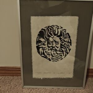Framed Black and White Art Print